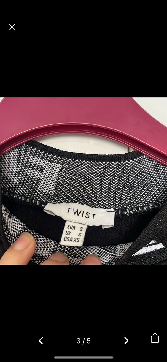 Twist taşlı bluz - Görsel 3