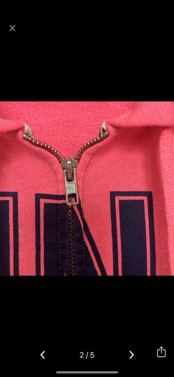 Pembe Kapüşonlu Fermuarlı Sweatshirt - Görsel 2