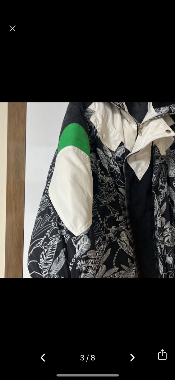 Desenli Siyah Midi Kadın Ceket - Görsel 3