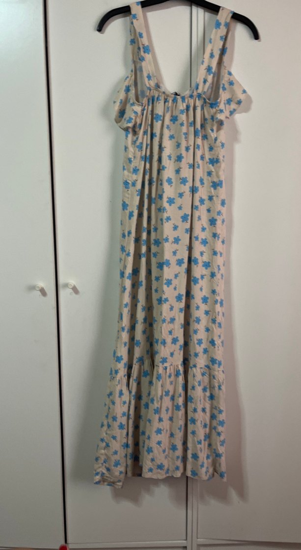 Bohem Rüzgarlı Uzun Kolsuz Elbise - Görsel 5