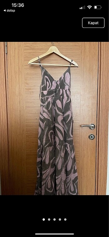 Batik uzun elbise