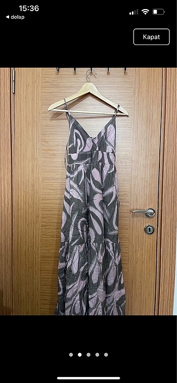 Batik Batik uzun elbise
