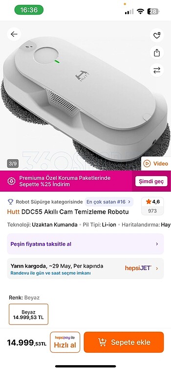 Cam silme robotu