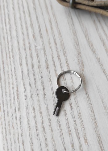 Bej Deri Vintage Kadın Çantası - Görsel 8