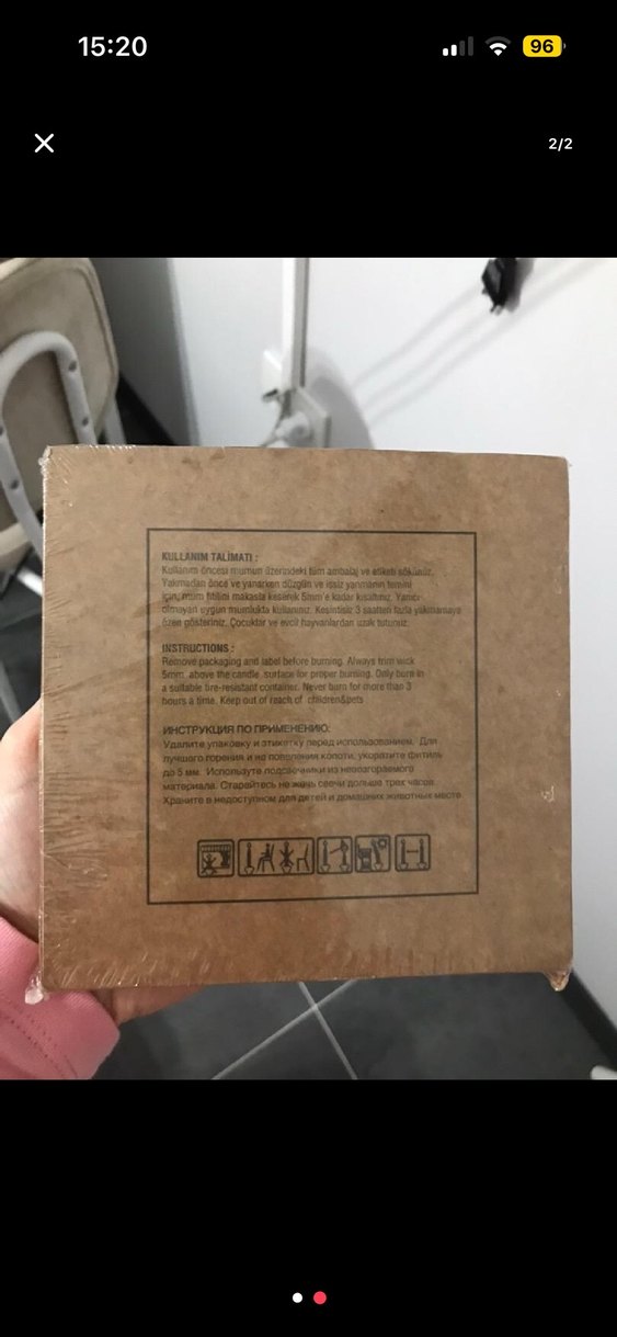 Bordo Renkli ONTON Tealight Mum Seti - Görsel 2