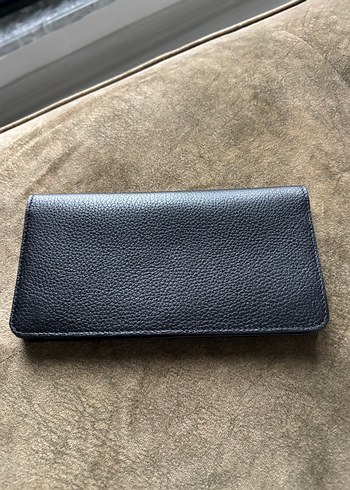 Siyah Orijinal Deri Kadın Cüzdanı - Görsel 2