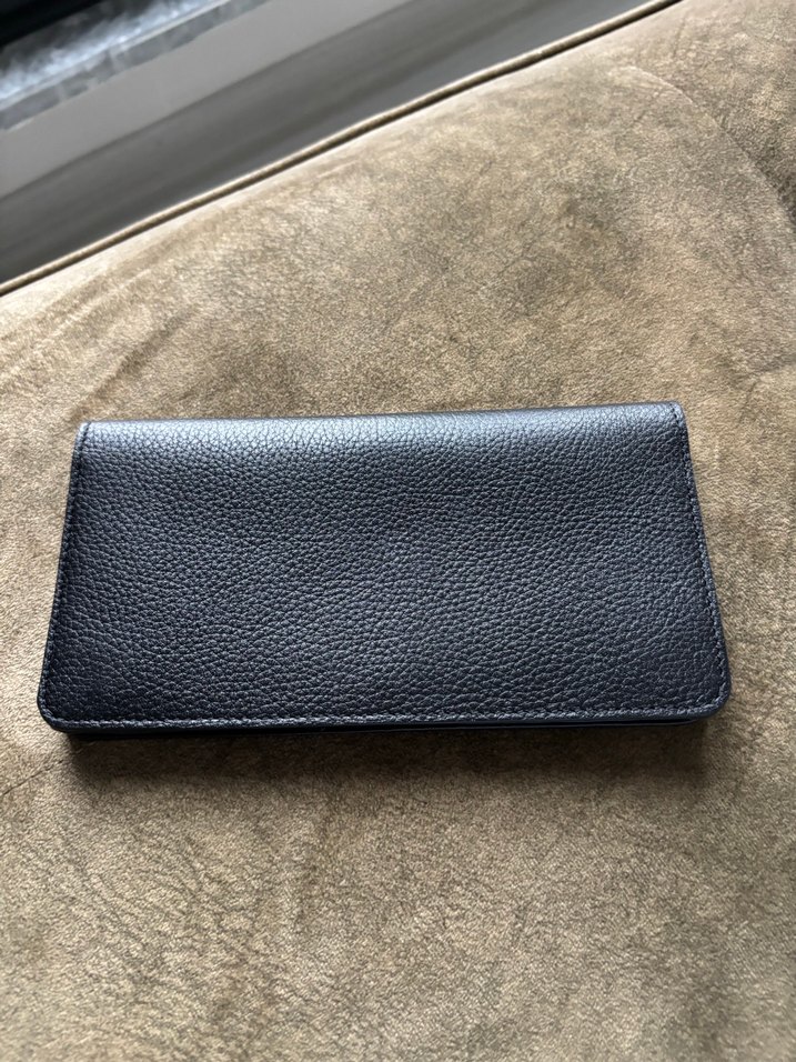 Siyah Orijinal Deri Kadın Cüzdanı - Görsel 2