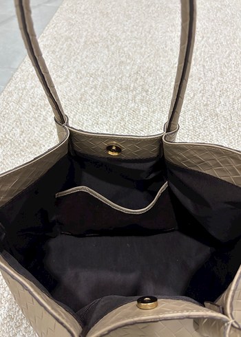 Kahverengi Deri Kadın Çanta - Görsel 6