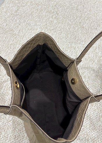 Kahverengi Deri Kadın Çanta - Görsel 4