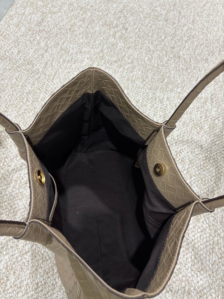 Kahverengi Deri Kadın Çanta - Görsel 4