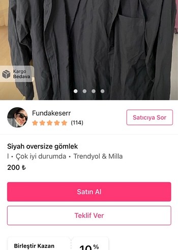 Trendyol & Milla Kadın Beyaz Keten Düğmeli Gömlek