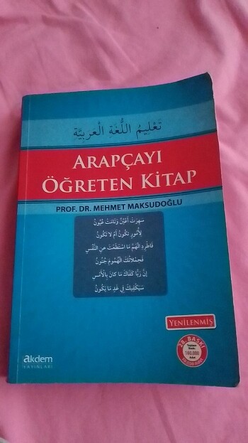 Arapçayı öğreten kitap 