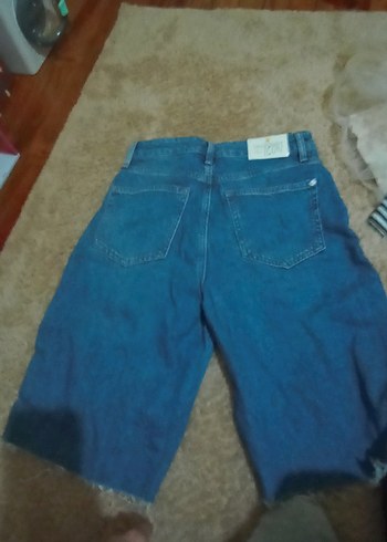 mavi jeans Geniş Kesim  Kot Şort - Görsel 3