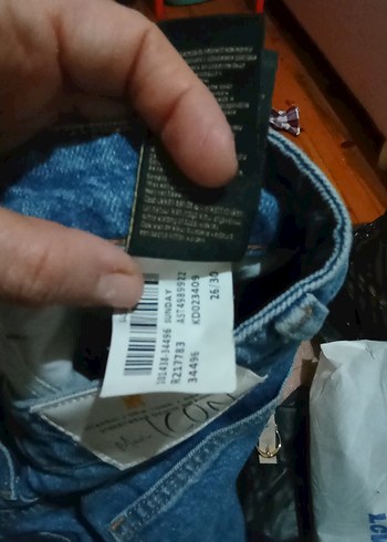 mavi jeans Geniş Kesim  Kot Şort - Görsel 4