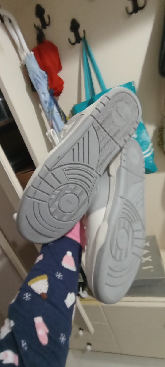 sıfır Beyaz Gri Bağcıklı erkek Spor Ayakkabı - Görsel 5