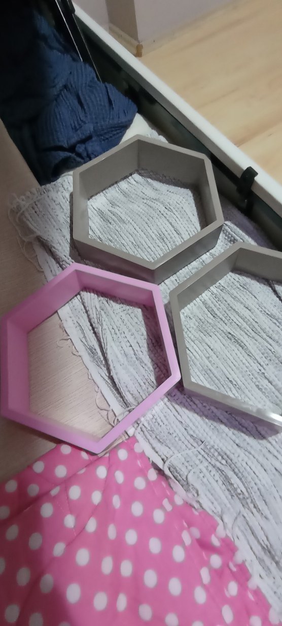 Altıgen raf dört adet - Görsel 3