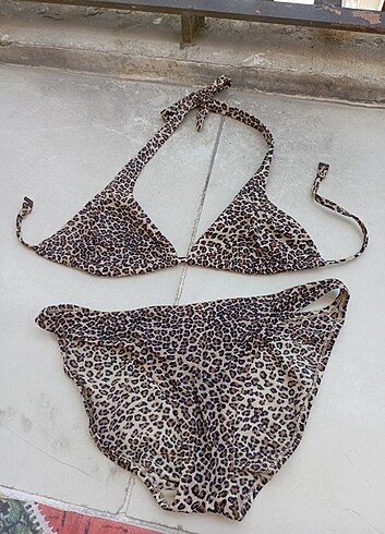 Nbb marka leopar bikini takımj