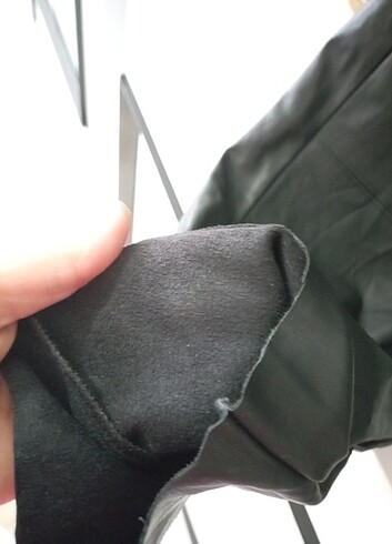 Deri pantolon beli lastikli - Görsel 5