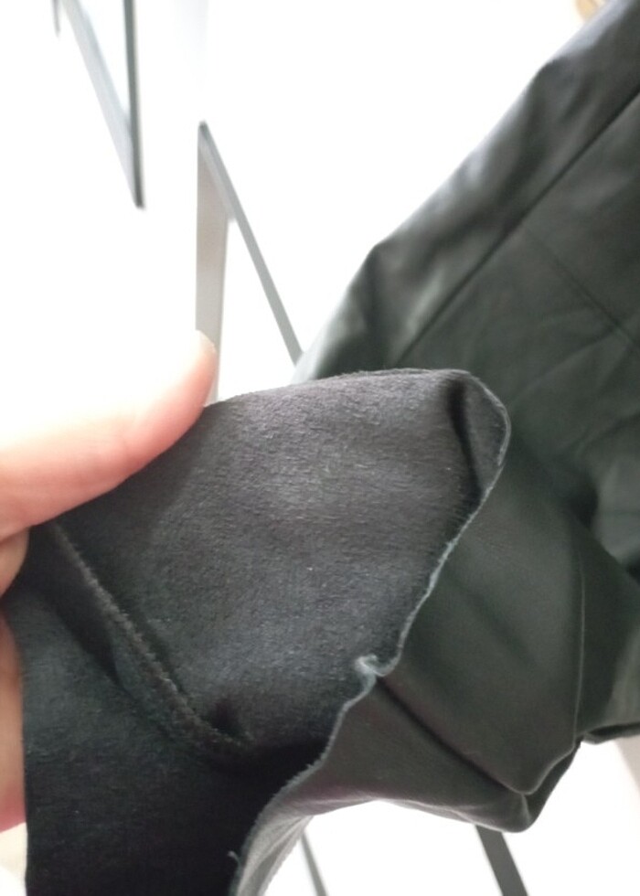 Deri pantolon beli lastikli - Görsel 5