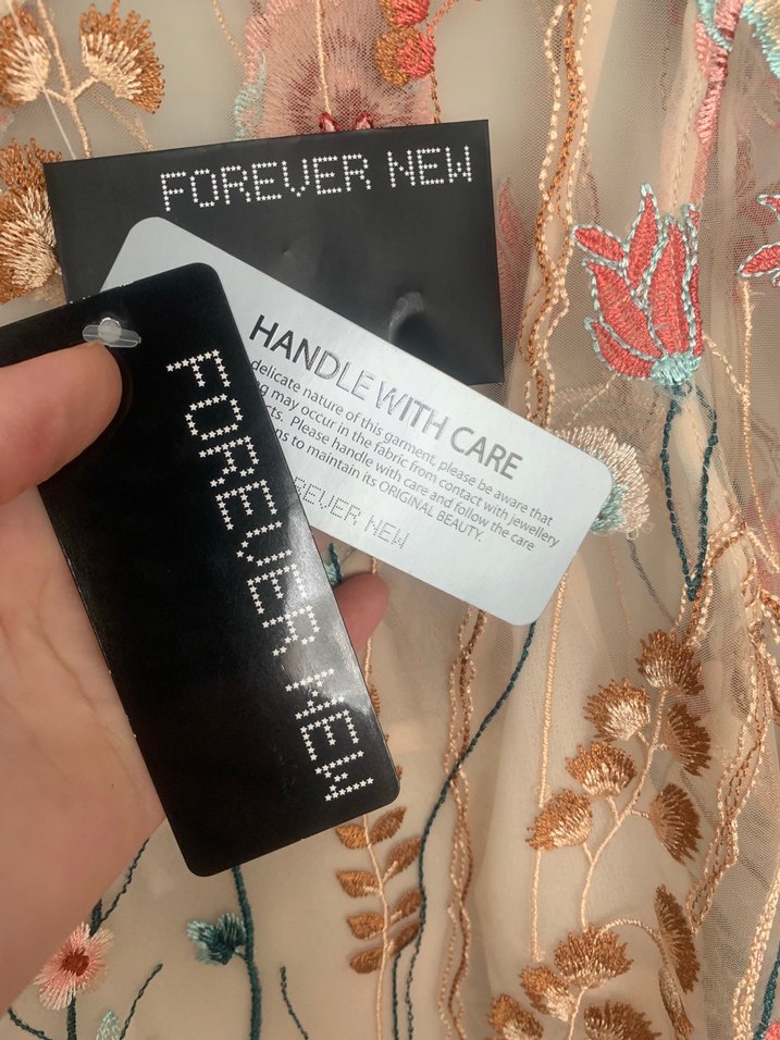 Nakışlı Transparan Uzun Kollu Bluz - Görsel 5