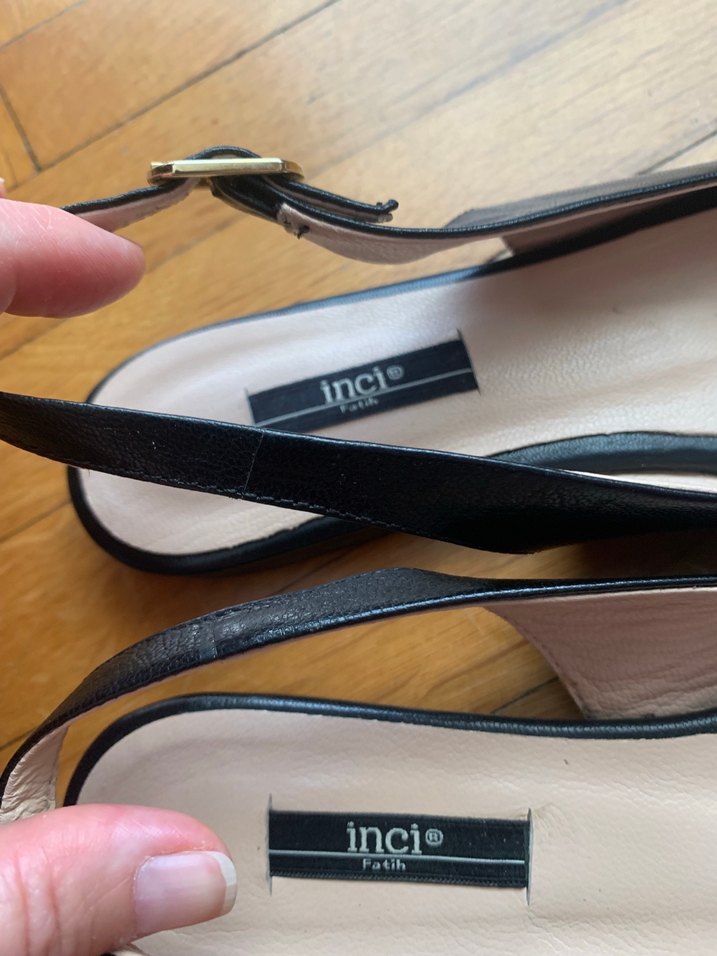 İnci Kadın Siyah Stiletto Ayakkabı - Görsel 3