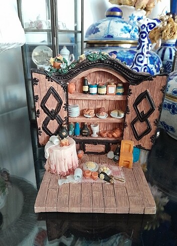 Beden bordo Renk Dekoratif Biblo