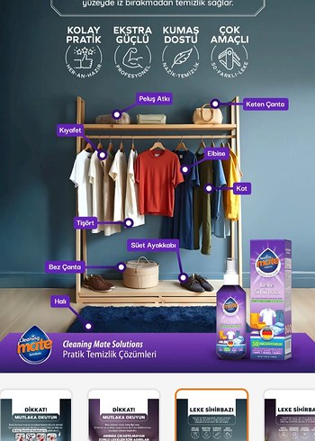 Leke Sihirbazı Temizleyici Sprey - Görsel 5