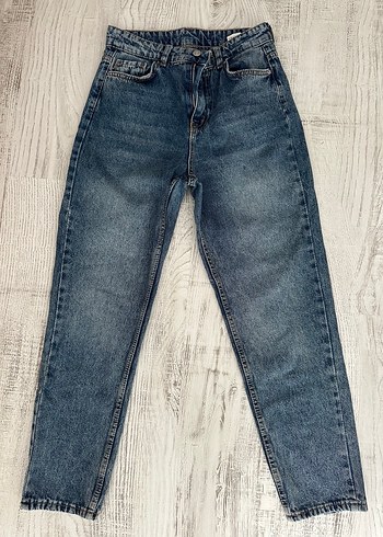 Kadın Mavi Regular Fit Denim Pantolon