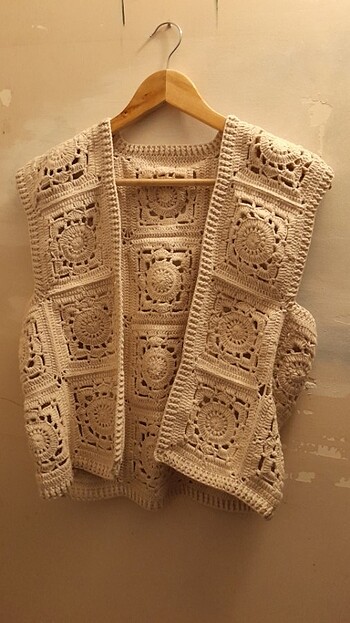 Taş rengi yelek