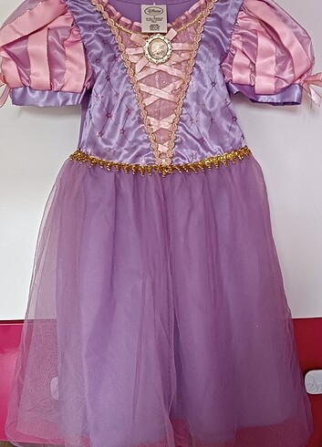 Rapunzel elbise 3 yaş