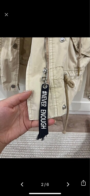 Bershka Bershka rüzgarlık Safari ceket
