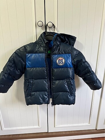 Benetton kaz tüyü mont