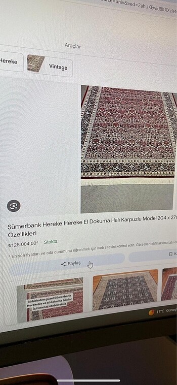 Beden lacivert Renk Sümerbank el dokuma yün ladik halı