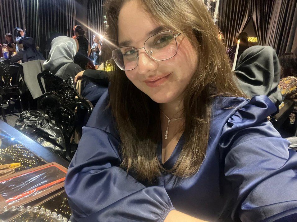 Parlak Mavi Midi Kadın Mezuniyet Elbisesi - Görsel 5