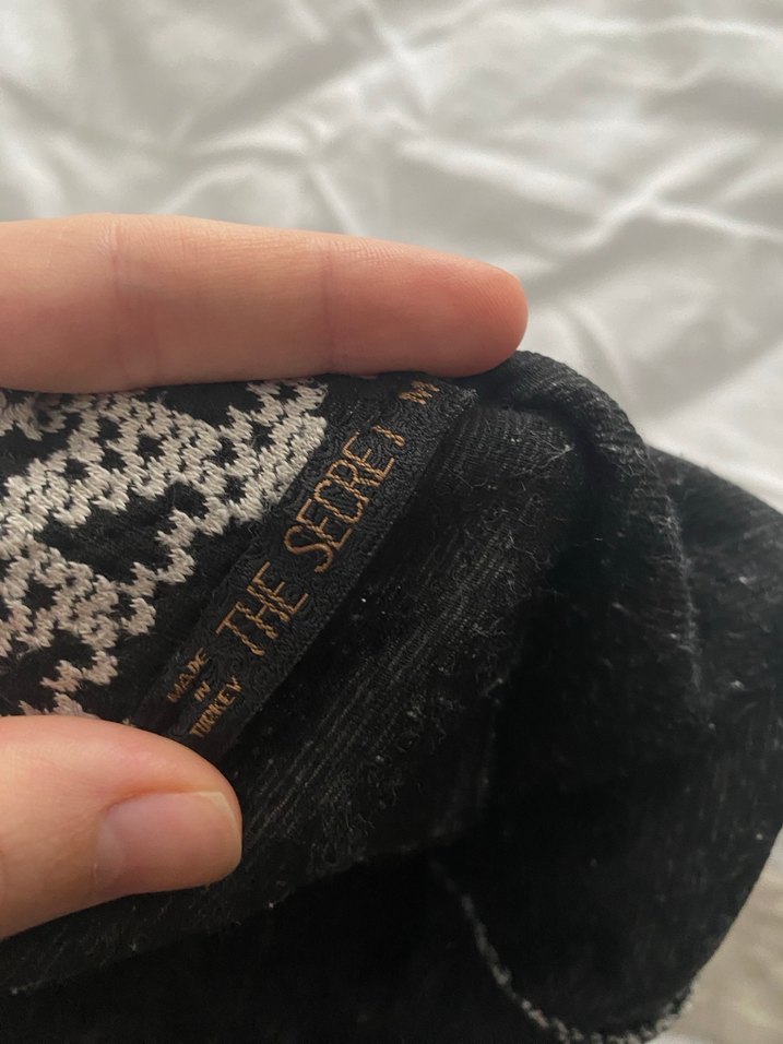 Desenli Örgü Bohem Etek - Görsel 3