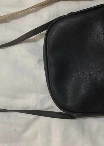 Siyah ve bej kadın çanta - Görsel 4