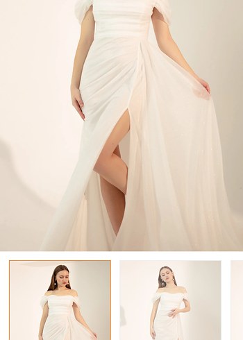 Nikah - Nişan düğün elbisesi - Görsel 2