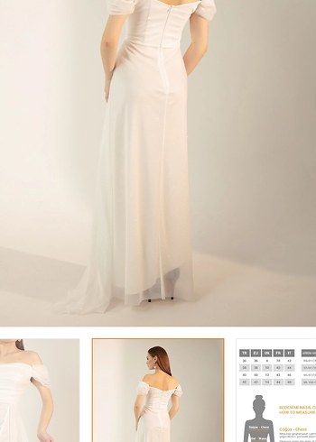 Nikah - Nişan düğün elbisesi - Görsel 3