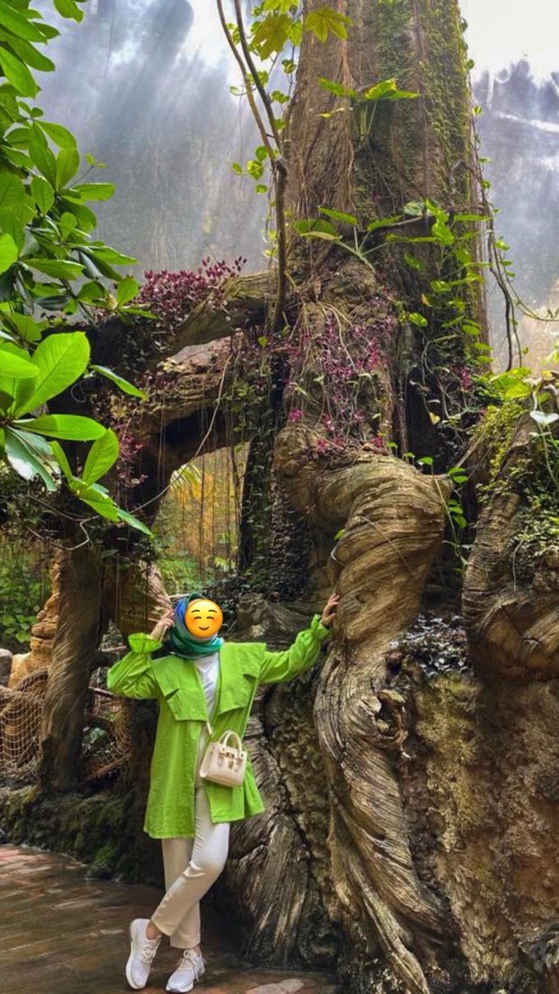 Yeşil Midi Yağmurluk - Görsel 2