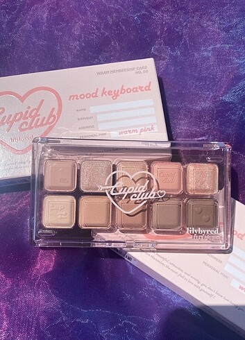 Diğer Lilybyred Keyboard Mood Palette #Warm Membership