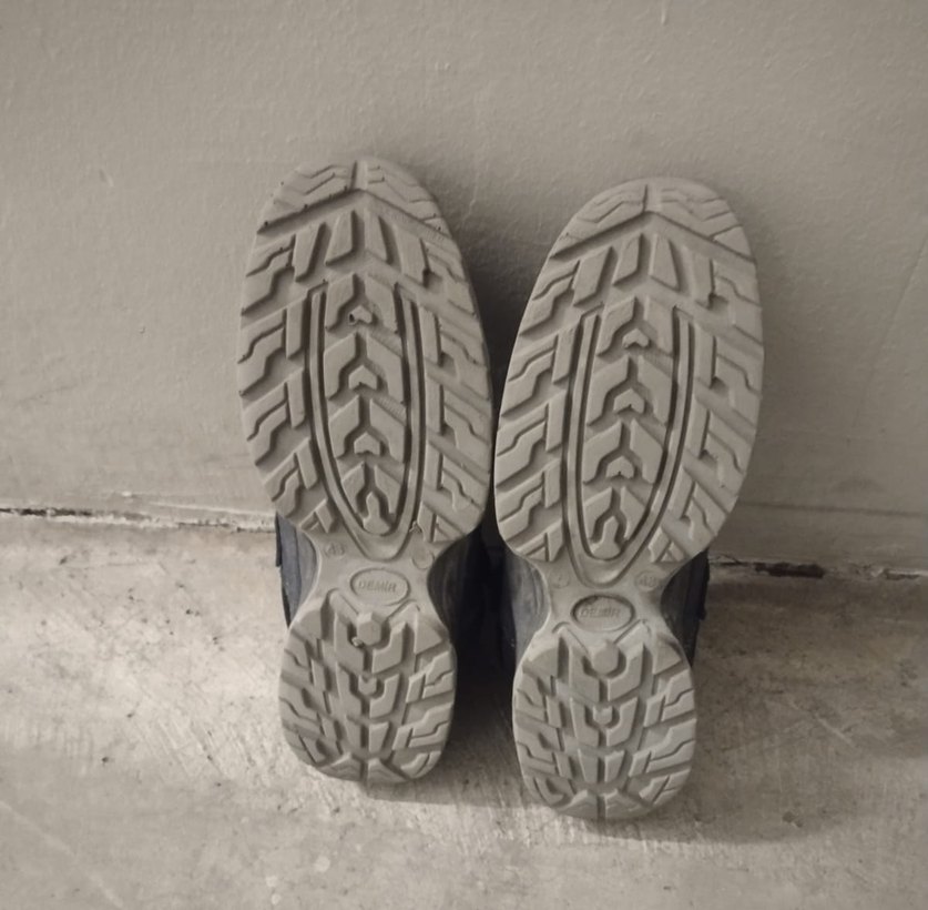 Siyah Biker Tarzı Erkek Spor Ayakkabı - Görsel 3