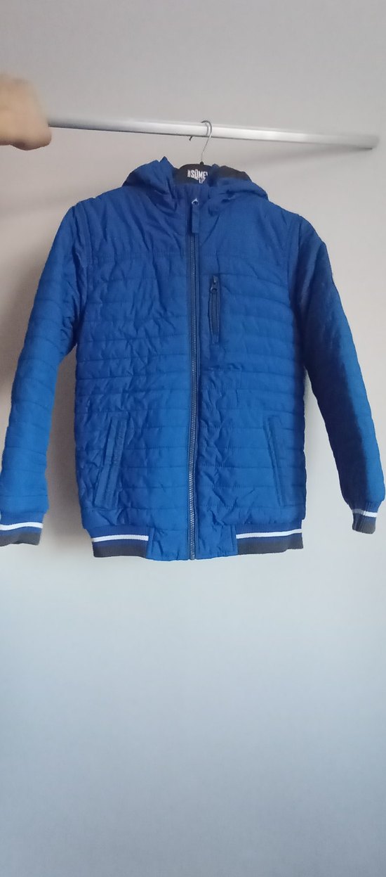 Erkek Çocuk Lacivert Fermuarlı mont - Görsel 2