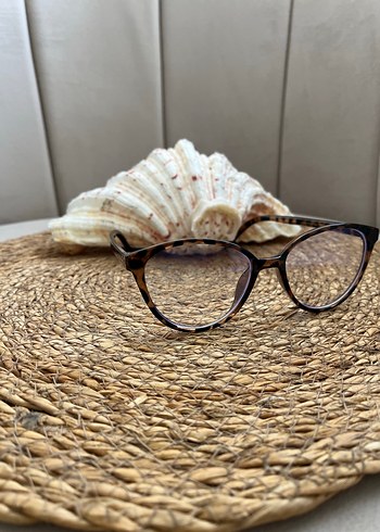 Boncuk Detaylı Bohem Kahverengi Gözlük - Görsel 5