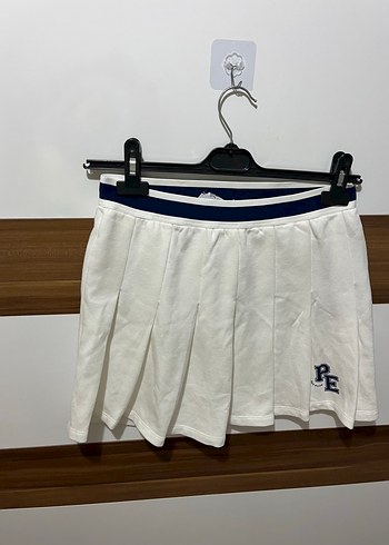 Tenis Beyaz Pilili Mini Etek - Görsel 3