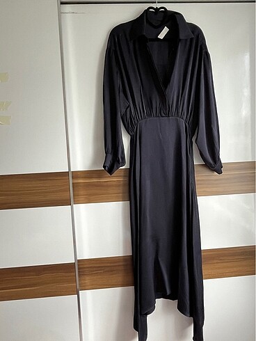 Beymen laciver saten elbise - Görsel 2