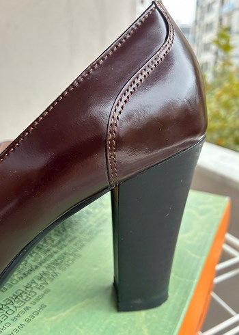 39 Beden bordo Renk Greyder Klasik Topuklu Kadın Ayakkabı