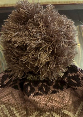 Bohem Tarz Kadın Örgü Bere - Görsel 2