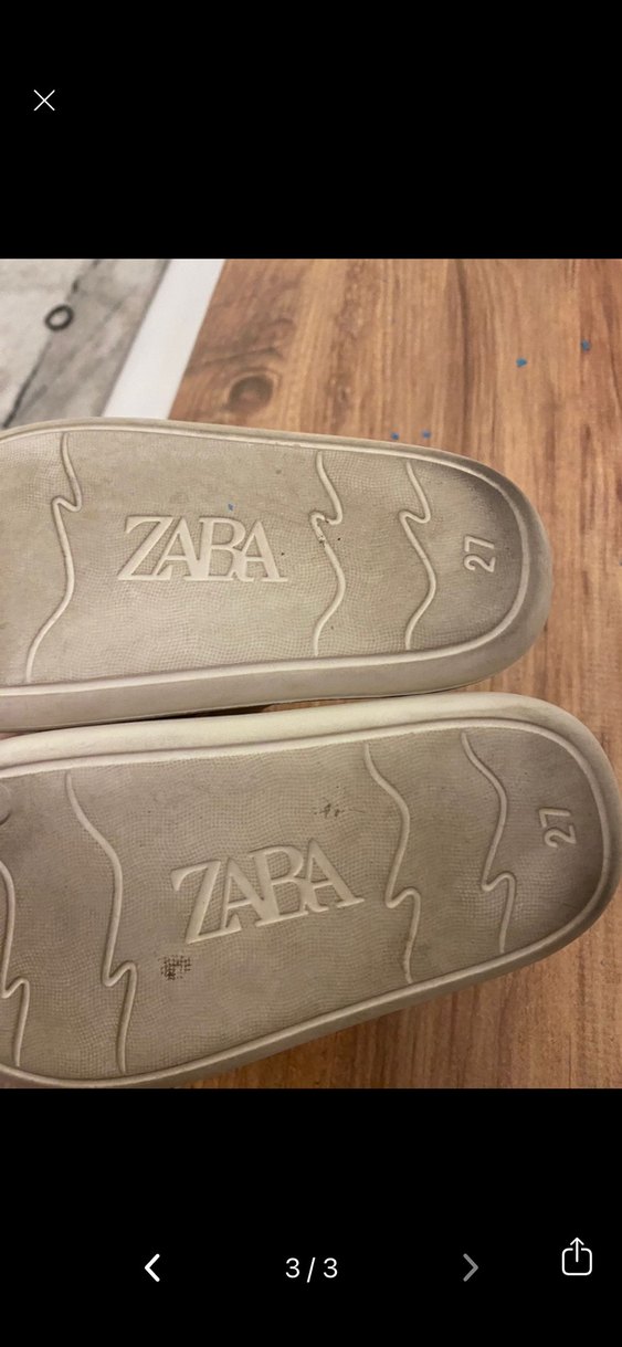 Beyaz Dolgu Topuklu Kadın Terlik - Görsel 3