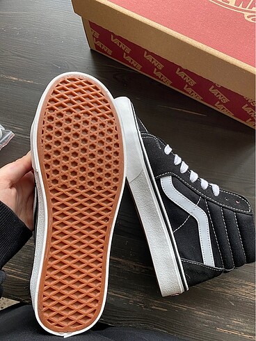 39 Beden Vans Sk-8 Hi Black