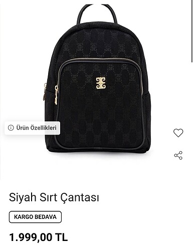 pierre cardin sırt çantası